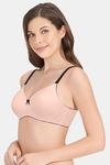 Amante Smooth Dreams Padded Non Wired Full Coverage T-Shirt Bra - Pale Dogwood — thumbnail 3